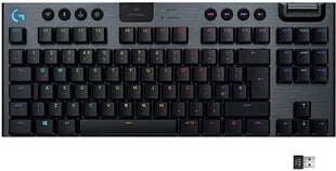 Игровая клавиатура Logitech G915 TKL, Черная цена и информация | Клавиатуры | pigu.lt