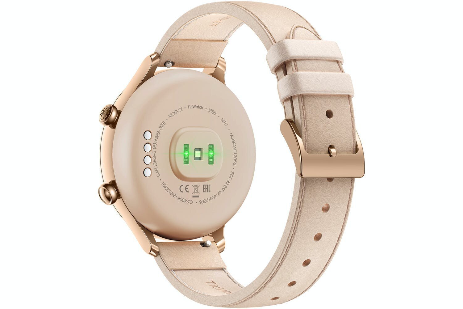 TicWatch C2 plus, Rose Gold kaina ir informacija | Išmaniosios apyrankės (fitness tracker) | pigu.lt