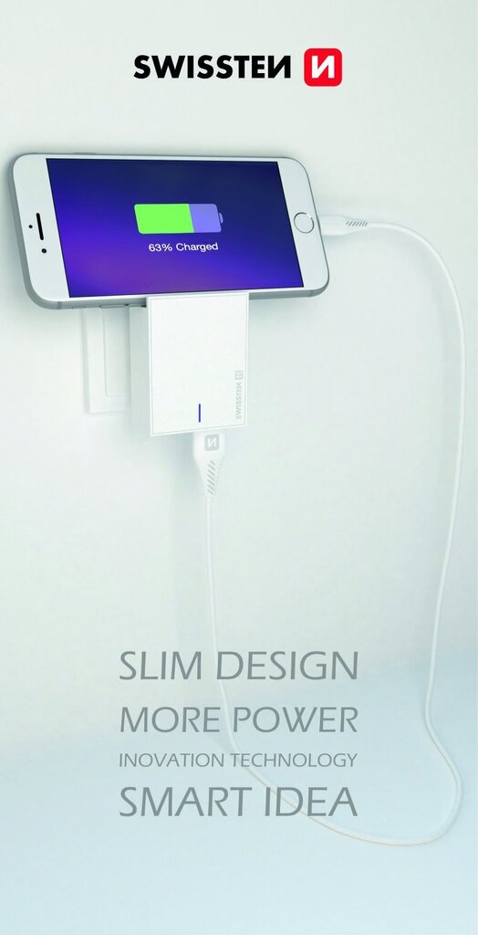 Swissten Premium 20W Mains Charger skirtas iPhone 12 kaina ir informacija | Krovikliai telefonams | pigu.lt