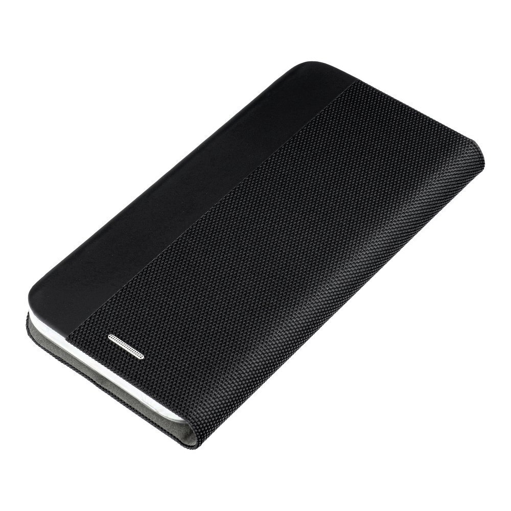 SENSITIVE book dėklas telefonui skirtas Huawei P40 Lite E, juodas kaina ir informacija | Telefono dėklai | pigu.lt