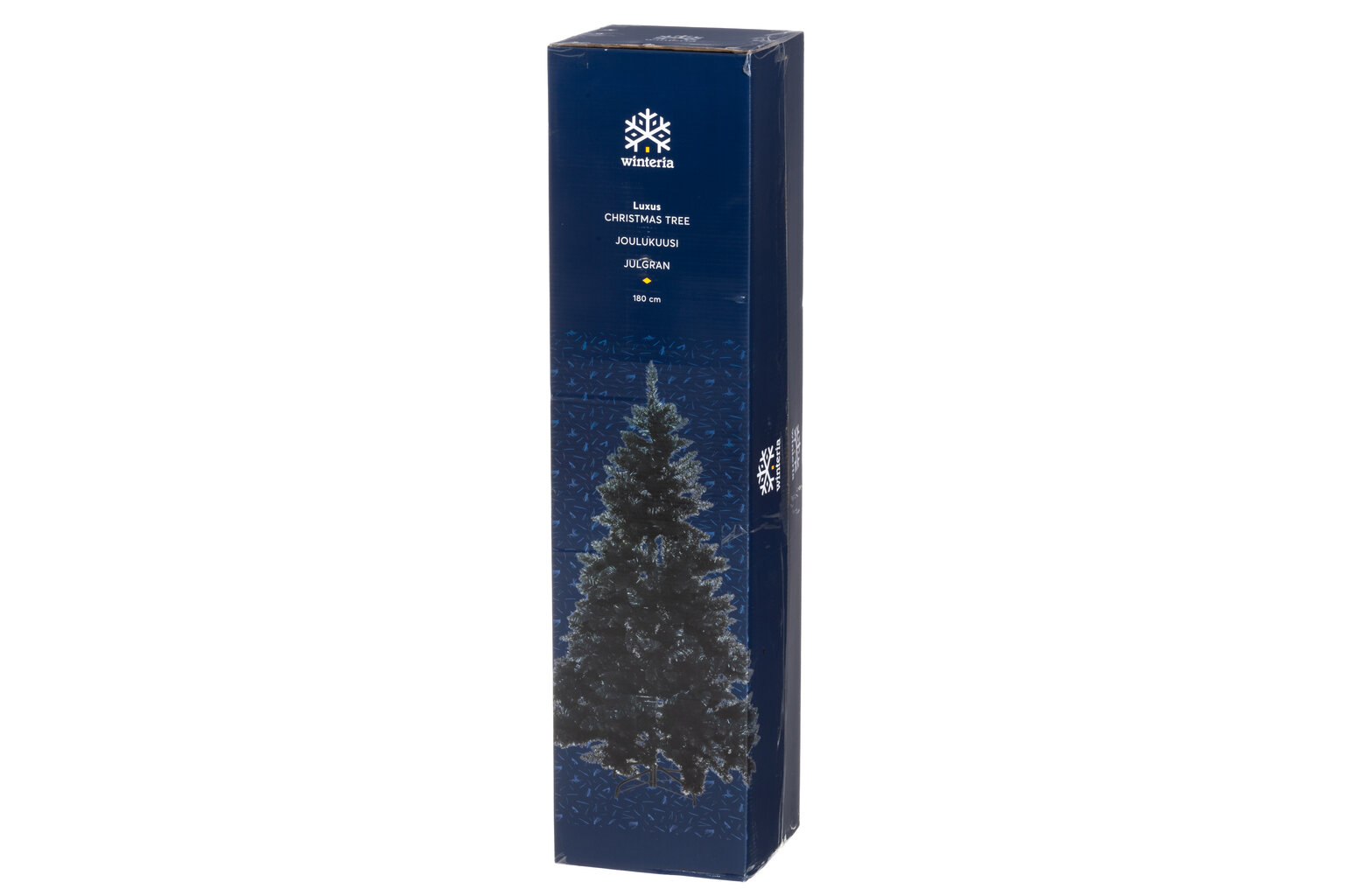 Kalėdinė eglutė Winteria Luxus juoda sp. 1.8 m цена и информация | Eglutės, vainikai, stovai | pigu.lt