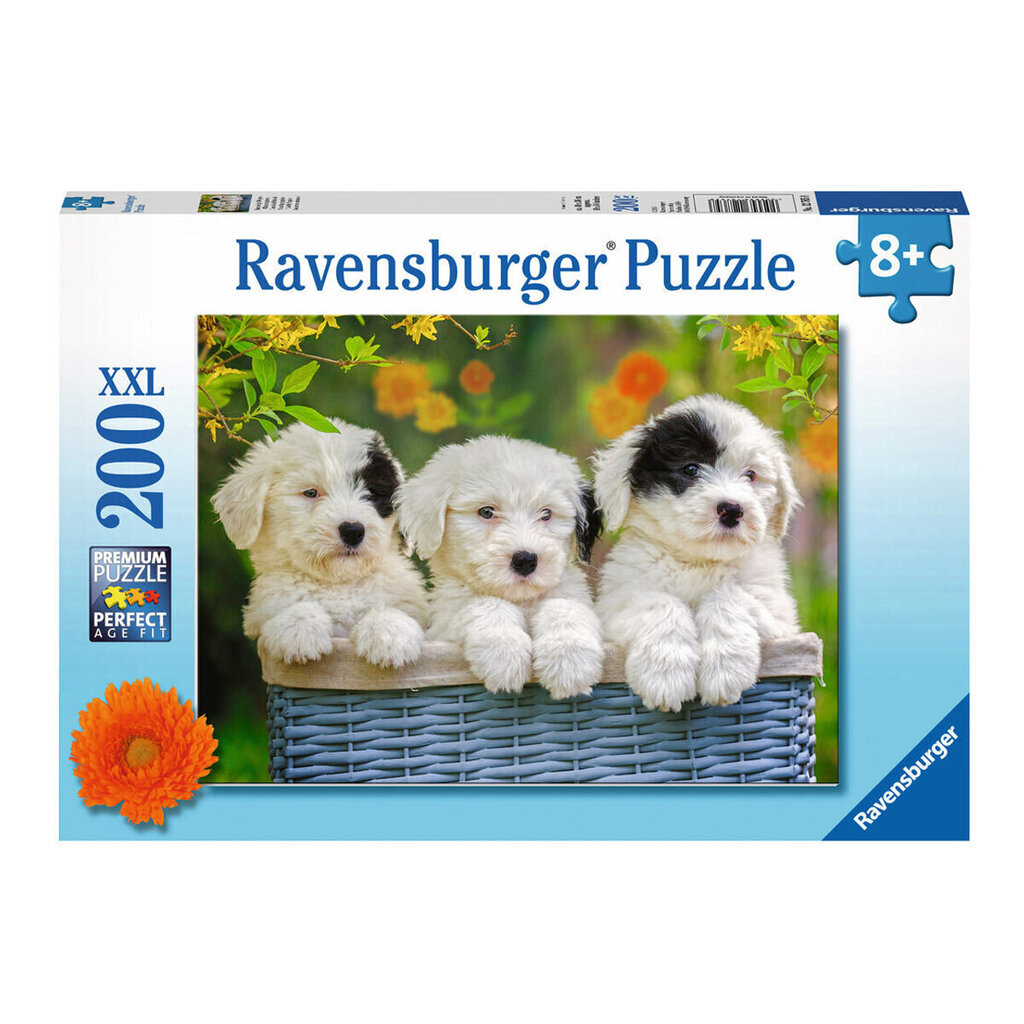 Dėlionė Ravensburger Šuniukai, 200 d. kaina ir informacija | Dėlionės (puzzle) | pigu.lt