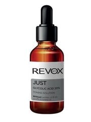 Сыворотка c гликолевой кислотой Revox Just Glycolic Acid 20% toning solution цена и информация | Сыворотки для лица, масла | pigu.lt