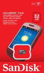 SanDisk SD Micro HC 32 GB kaina ir informacija | Atminties kortelės telefonams | pigu.lt