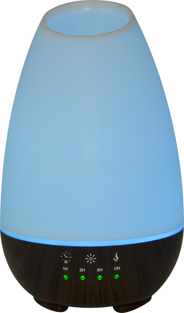 MiniMu ultragarsinis oro drėkintuvas su aroma, šviečiantis įvairiomis spalvomis, 500 ml talpos indas vandeniui kaina ir informacija | Oro drėkintuvai | pigu.lt