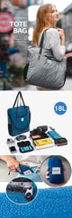 Водонепроницаемая сумка «PICTET FINO» RH82 для туризма, спорта, 18 л, синяя цена и информация | Непромокаемые мешки, чехлы, дождевики | pigu.lt