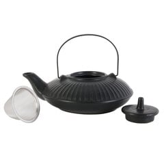 Керамический чайник в японском стиле, черный CHAN 21,7x14,5 см цена и информация | Стаканы, фужеры, кувшины | pigu.lt