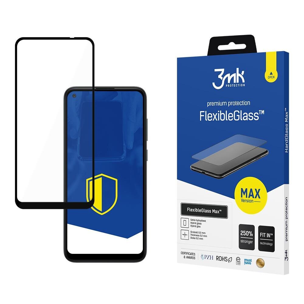 3MK FlexibleGlass Max, Samsung Galaxy A11 Black цена и информация | Apsauginės plėvelės telefonams | pigu.lt