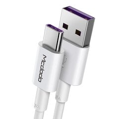 Mcdodo Высокоскоростной USB - кабель USB тип C для Huawei SCP / FCP 5A 1м цена и информация | Кабели для телефонов | pigu.lt