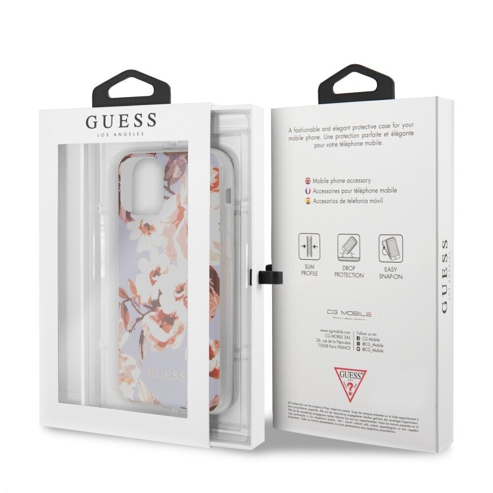 Dėklas Guess skirtas iPhone 11 Pro, skaidri kaina ir informacija | Telefono dėklai | pigu.lt