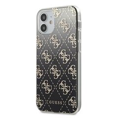 Guess GUHCP12SPCU4GGBK iPhone 12 mini 5,4" czarny|black hardcase 4G Gradient kaina ir informacija | Telefono dėklai | pigu.lt