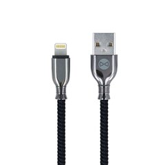 Магнитный USB-кабель Setty 2А, нейлон черный, 1 м цена и информация | Кабели для телефонов | pigu.lt