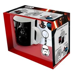 Star Wars Darth Vader Mug, Keychain and Badges kaina ir informacija | Žaidėjų atributika | pigu.lt