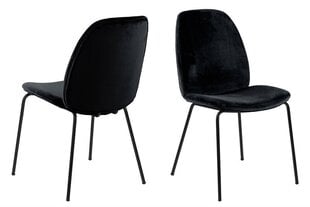 Набор их 2-х стульев Carmen, черный цена и информация | Стулья для кухни и столовой | pigu.lt