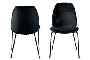 2-ų kėdžių komplektas Carmen, juodas kaina ir informacija | Virtuvės ir valgomojo kėdės | pigu.lt