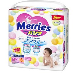 Подгузники-трусики Merries M 6-11 кг, 58+6 шт. цена и информация | Merries Товары для детей и младенцев | pigu.lt