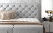 Elektrinė lova NORE Clover 12, 90x200, mėlyna kaina ir informacija | Lovos | pigu.lt