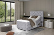 Elektrinė lova NORE Clover 18, 90x200, pilka kaina ir informacija | Lovos | pigu.lt