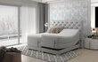 Elektrinė lova NORE Clover 01, 160x200, smėlio spalvos kaina ir informacija | Lovos | pigu.lt