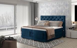 Elektrinė lova NORE Clover 12, 160x200, mėlyna kaina ir informacija | Lovos | pigu.lt