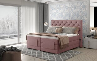 Электрическая кровать NORE Clover 14, 160x200, розовая цена и информация | Кровати | pigu.lt