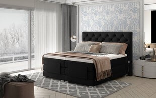 Elektrinė lova NORE Clover 16, 160x200, juoda kaina ir informacija | Lovos | pigu.lt