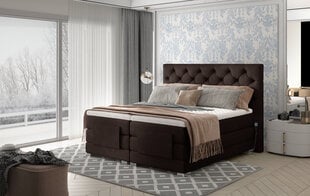 Электрическая кровать NORE Clover 09, 180x200, коричневая цена и информация | Кровати | pigu.lt