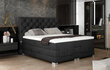 Elektrinė lova NORE Clover 16, 180x200, juoda kaina ir informacija | Lovos | pigu.lt