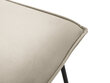 Fotelis Interieurs86 Etienne, smėlio spalvos kaina ir informacija | Svetainės foteliai | pigu.lt