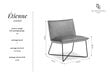 Fotelis Interieurs86 Etienne, tamsiai žalias kaina ir informacija | Svetainės foteliai | pigu.lt