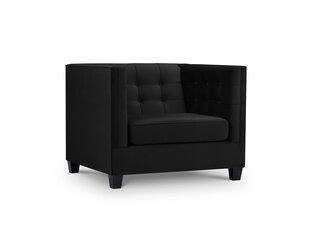 Fotelis Interieurs86 Grenelle, juodas kaina ir informacija | Svetainės foteliai | pigu.lt