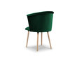 Kėdė Mazzini Sofas Clover, tamsiai žalia kaina ir informacija | Virtuvės ir valgomojo kėdės | pigu.lt