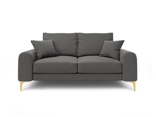 Dvivietė sofa Mazzini Sofas Madara, tamsiai pilka kaina ir informacija | Sofos | pigu.lt