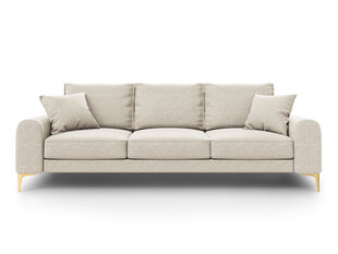 Trivietė sofa Mazzini Sofas Madara 222 cm, šviesios smėlio spalvos kaina ir informacija | Sofos | pigu.lt
