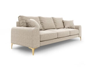 Trivietė sofa Mazzini Sofas Madara 222 cm, smėlio spalvos kaina ir informacija | Sofos | pigu.lt