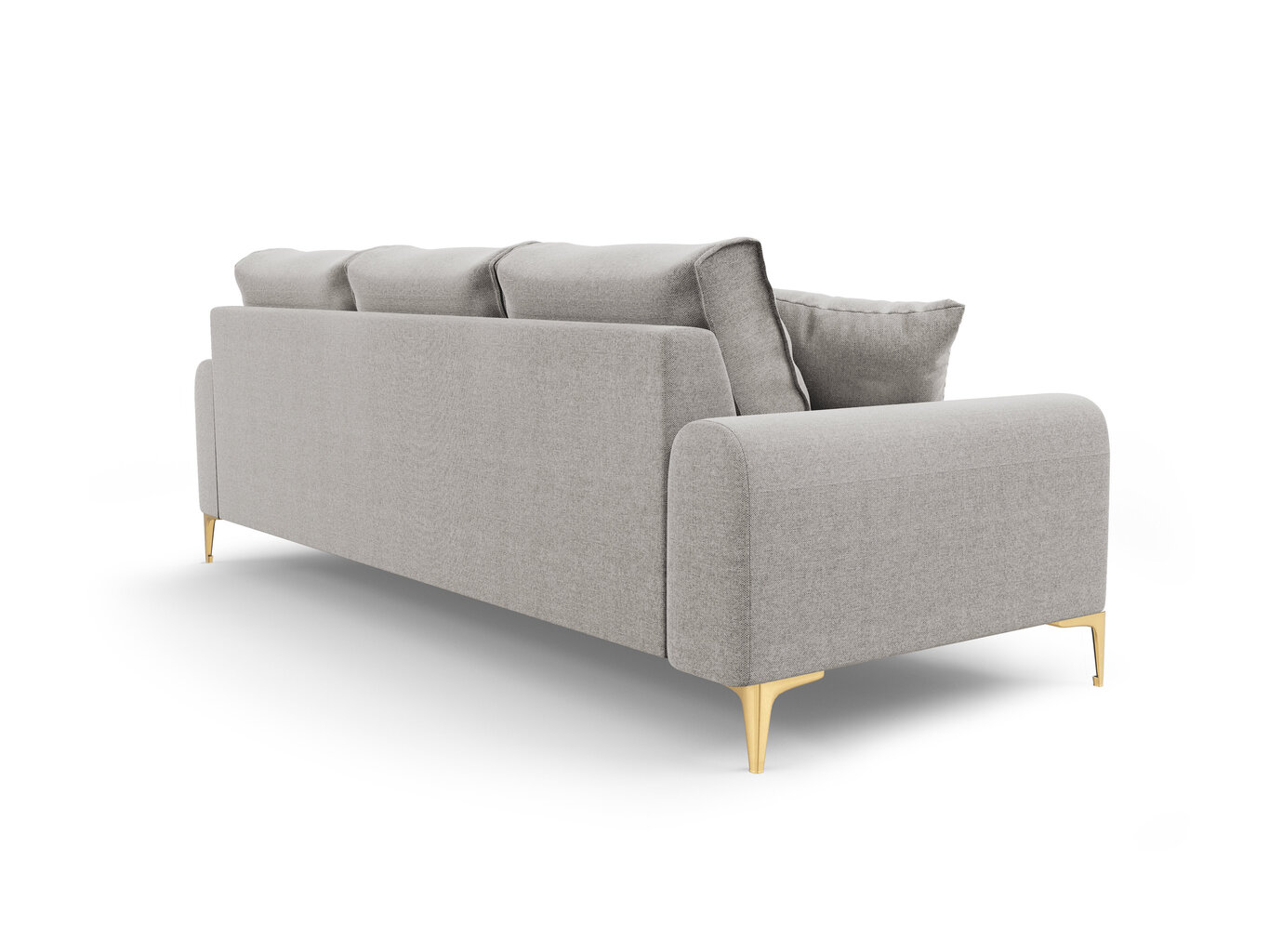 Trivietė sofa Mazzini Sofas Madara 222 cm, šviesiai pilka цена и информация | Sofos | pigu.lt