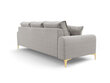 Trivietė sofa Mazzini Sofas Madara 222 cm, šviesiai pilka kaina ir informacija | Sofos | pigu.lt