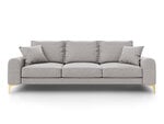 Trivietė sofa Mazzini Sofas Madara 237 cm, šviesiai pilka