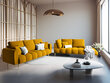 Sofa Interieurs86 Octave, geltona kaina ir informacija | Sofos | pigu.lt