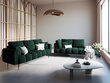 Sofa Interieurs86 Octave, tamsiai žalia/juoda цена и информация | Sofos | pigu.lt