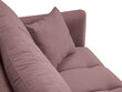 Sofa Interieurs86 Octave, rožinė/juoda kaina ir informacija | Sofos | pigu.lt