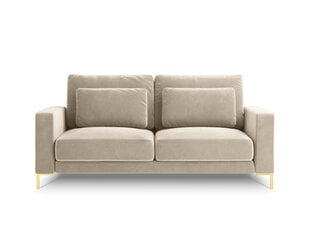 Dvivietė sofa Interieurs86 Seine, smėlio spalvos kaina ir informacija | Sofos | pigu.lt