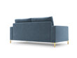 Dvivietė sofa Interieurs86 Seine, šviesiai mėlyna kaina ir informacija | Sofos | pigu.lt