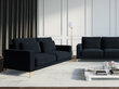 Dvivietė sofa Interieurs86 Seine, tamsiai mėlyna цена и информация | Sofos | pigu.lt