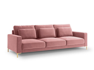 Trivietė sofa Interieurs86 Seine, rožinė kaina ir informacija | Sofos | pigu.lt