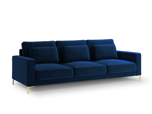 Trivietė sofa Interieurs86 Seine, mėlyna kaina ir informacija | Sofos | pigu.lt