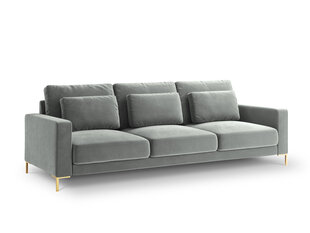 Трехместный диван Interieurs86 Seine, светло-серый цена и информация | Диваны | pigu.lt