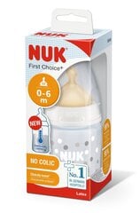 Polipropileno buteliukas su temperatūros kontrole NUK FC+, 150 ml, 0-6 mėn. kaina ir informacija | Buteliukai kūdikiams ir jų priedai | pigu.lt