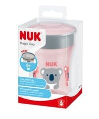 Puodelis NUK Magic Cup, 230 ml, 8+ mėn., Rožinis kaina ir informacija | NUK Maitinimo priemonės | pigu.lt