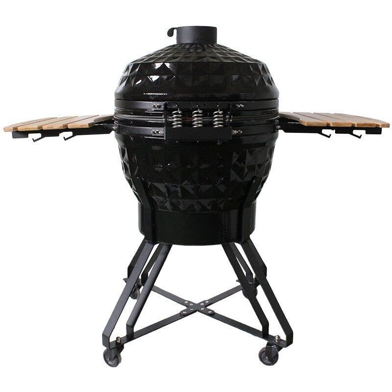 Kepsninė su priedais Zyle Kamado Diamond X Large ZY24KSBLDISET, 62 cm kaina ir informacija | Kepsninės, griliai | pigu.lt